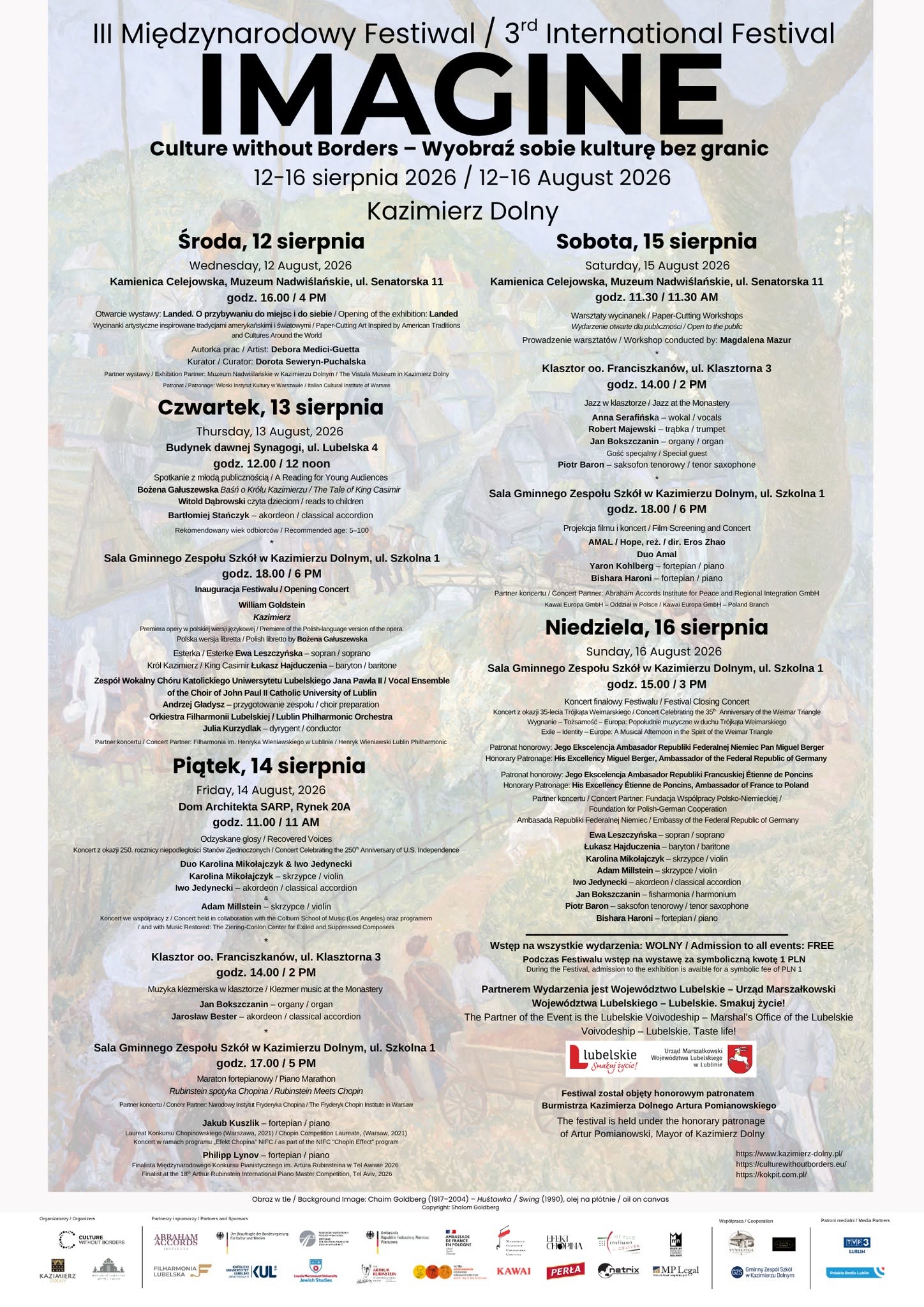 Netrix sponsors IMAGINE Culture without Borders Festival in Kazimierz Dolny